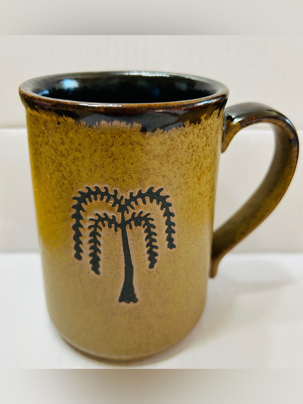 Coffee mug by Park Designs molasses collection. NEW.